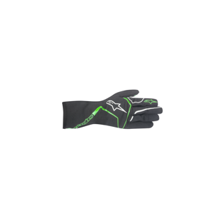 Guanti Alpinestars Tech 1-K Race nero-verde fluo