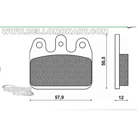 Kit pastiglie freni post. tipo CRG VEN 05