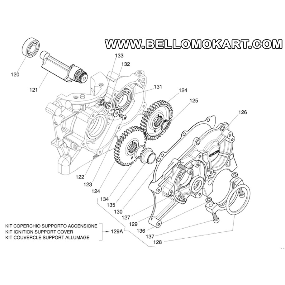 MOTORINO AVVIAMENTO ORIGINALE IAME X30 - KF 125 TAG