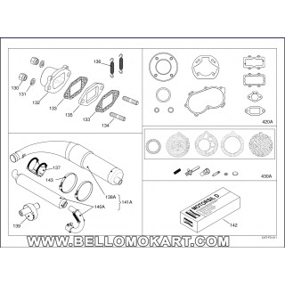 Raccordo scarico Iame X30  junior