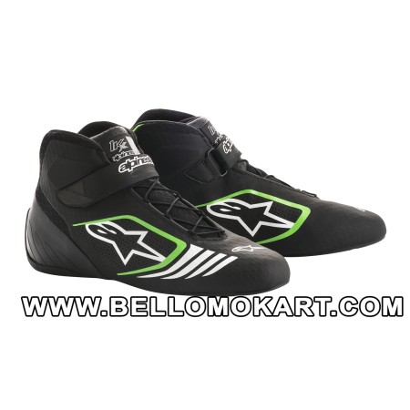 Alpinestars Tech-1 KZ kart shoes Black/turquoise