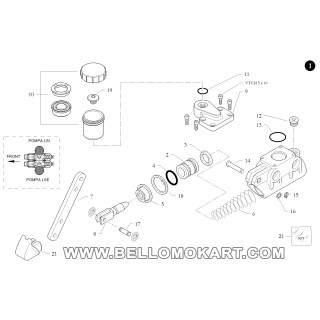 TANK FOR MASTER CYLINDER BRAKE SYSTEM ASSY. FREELINE