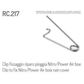 clip fissaggio riparo pioggia filtro nitro KG