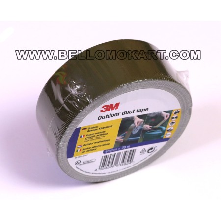 Nastro adesivo telato 3M Value Duct Tape 50 mm x 50 metri nero
