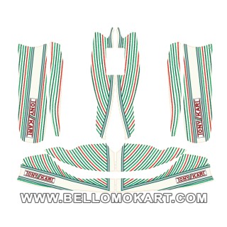 Kit   adesivi carenature TONY KART OTK M6+M7  (OK - KZ)