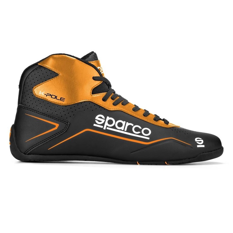 Kart shoes Sparco K-Pole Black/orange fluo