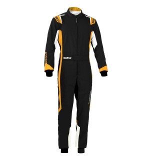 Sparco kart suit Thunder black/orange fluo