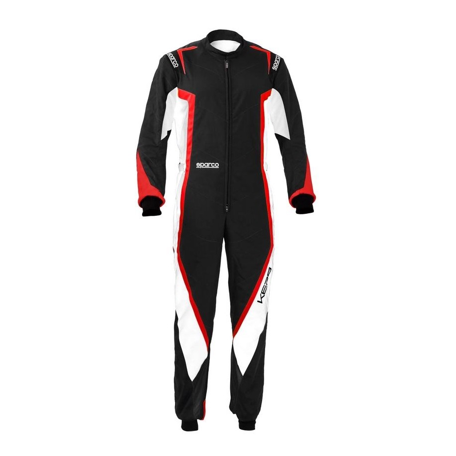 Sparco kart suit kerb black/white/red