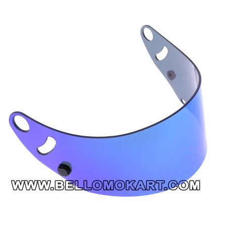 Visiera iridium blu per casco arai SK5-GP5 antifog antigraffio
