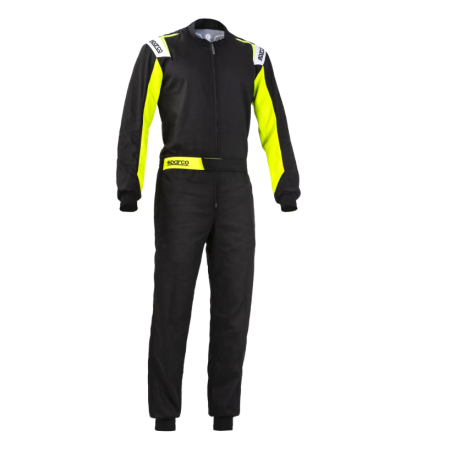 Sparco Rookie kart suit black/fluo yellow