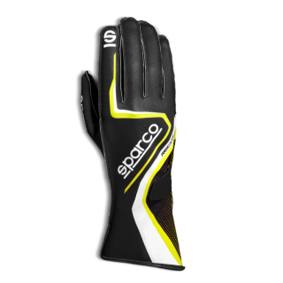 Sparco gloves Record black/green fluo