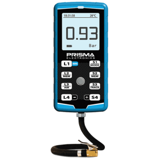 Manometro prisma pressione gomme con cronometro multipilota
