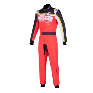 Alpinestars KMX-9 V2 Graphic 2 Karting Suit Red/Black/Brass brown