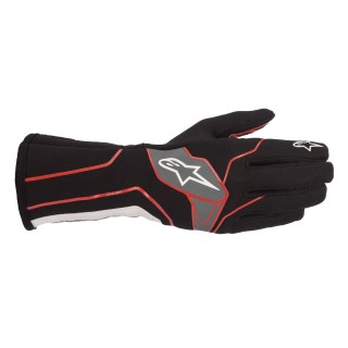 Guanti Alpinestars Tech-1 K V2 Nero/Bianco/Rosso