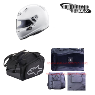 Casco ARAI SK6 + borsa portacasco con ventola