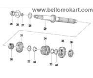 gearbox primary shaft